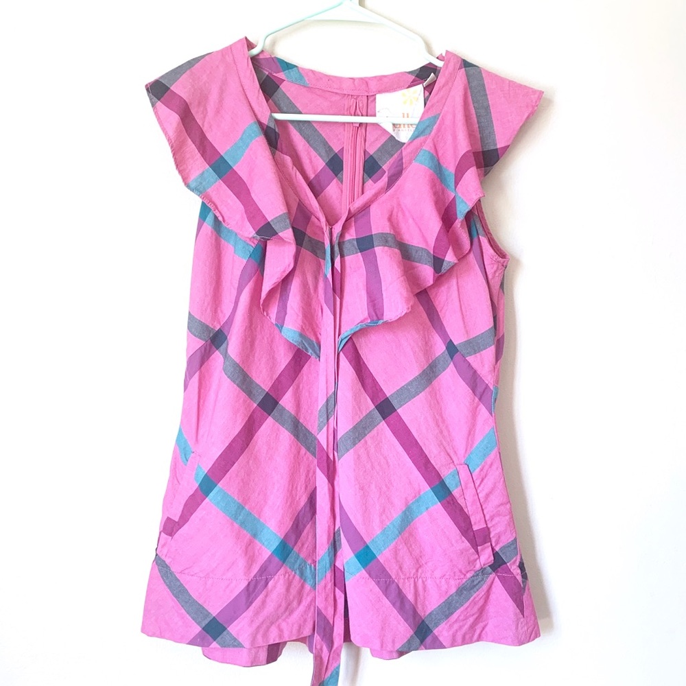 Tulle pink top